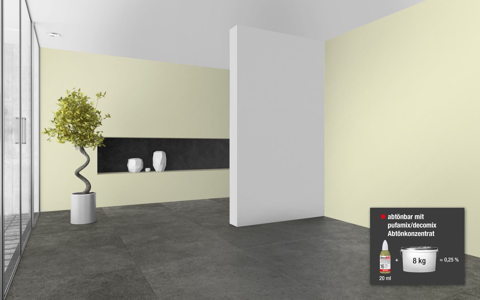 decotric® Vollton- und Abtönfarbe Decotric Abtönkonzentrat 20 ml lindgrün