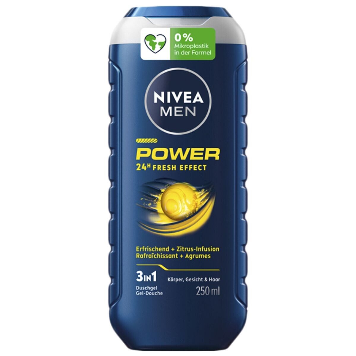 Nivea Men Duschgel Men Power 24h Fresh Effect, 250 ml, 24h Fresh Effect