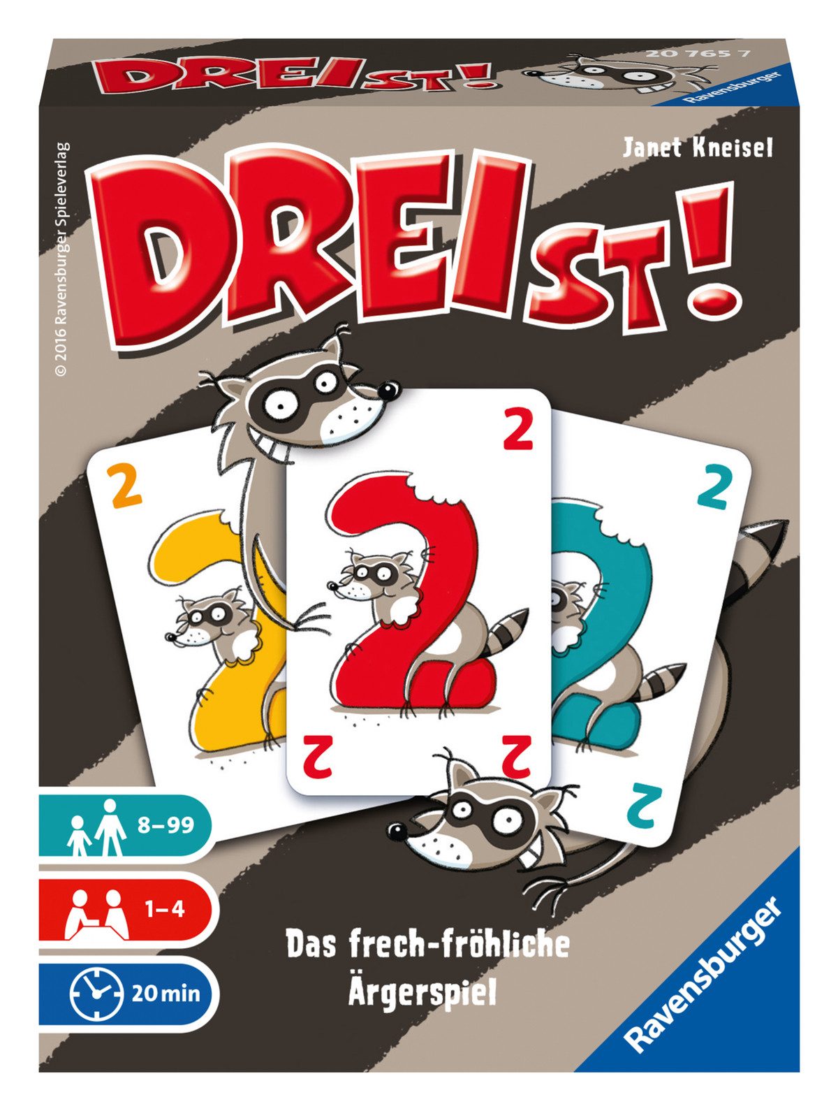 Ravensburger Verlag GmbH Spiel Ravensburger 20765 DREIst!, Kartenspiel, Ravensburger 20765 DREIst!, Kartenspiel