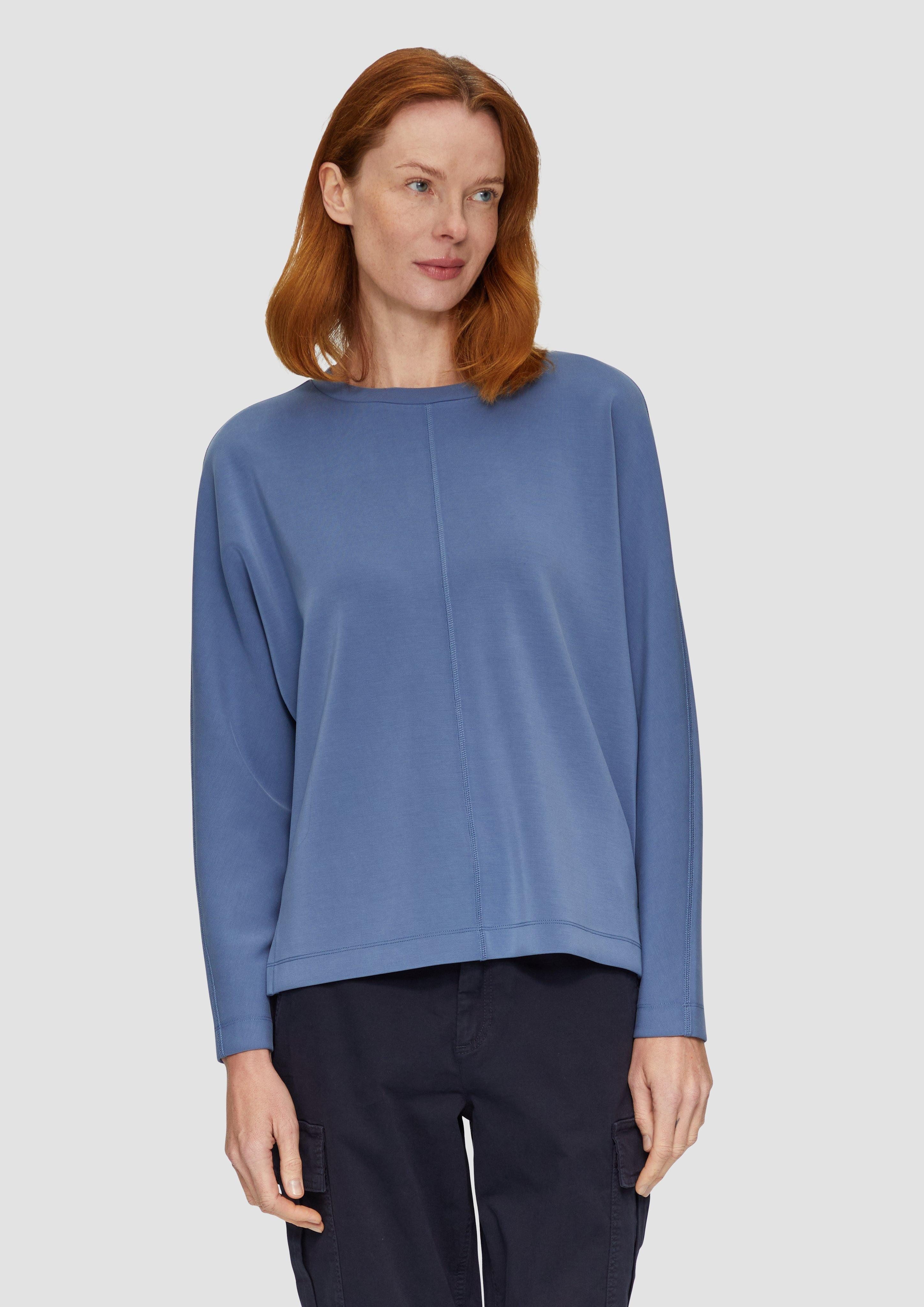 s.Oliver Sweatshirt Sweatshirt aus Scuba mit günstig online kaufen