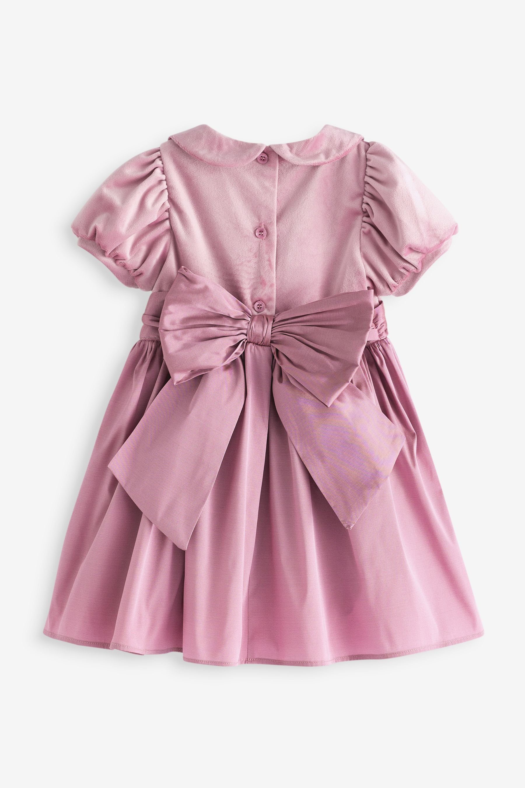 Next Partykleid Taft (1-tlg) aus Pink und Rose Samt Ballkleid
