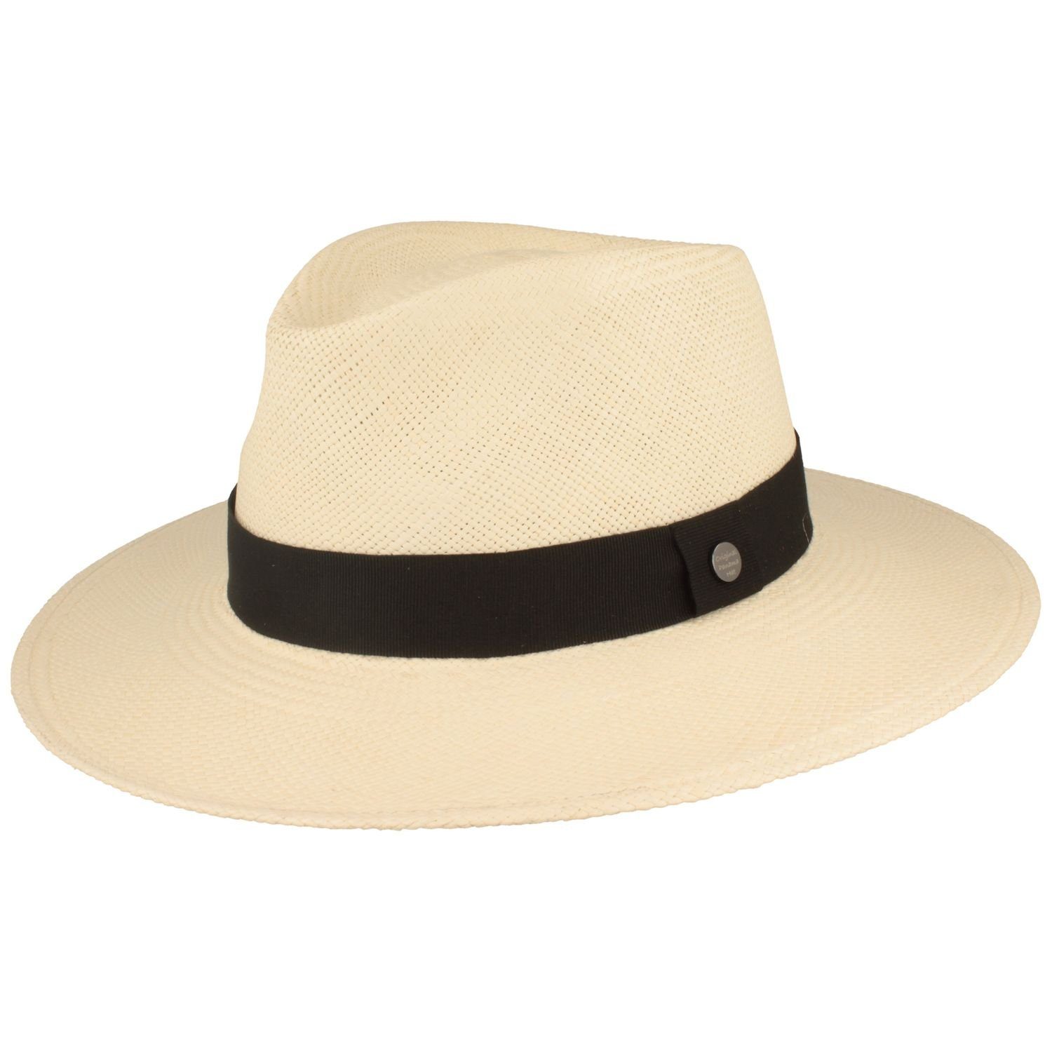Breiter Strohhut Original Panamahut Traveller mit günstig online kaufen