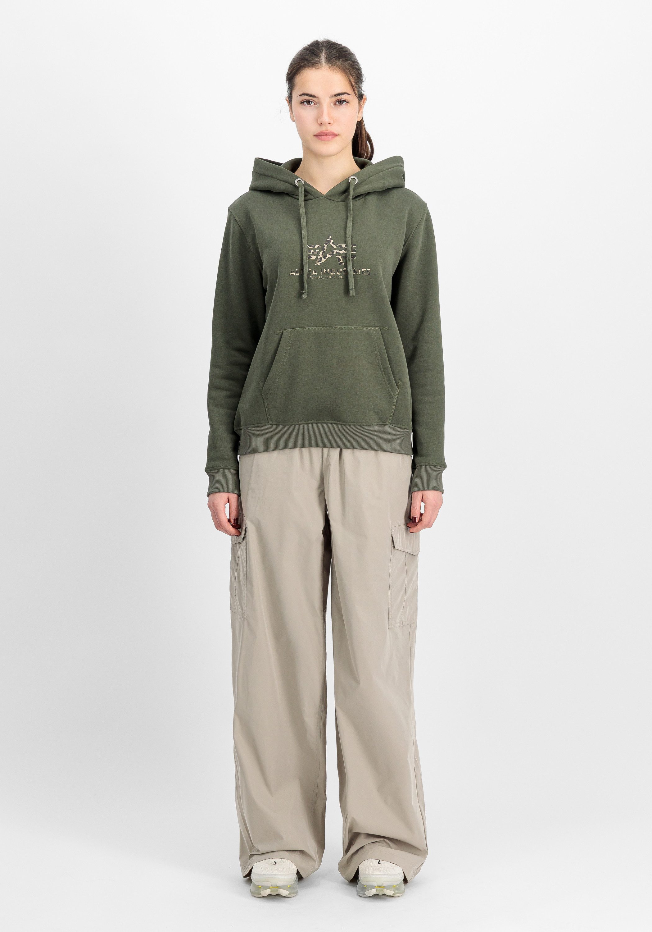 Alpha Industries Kapuzensweatshirt Basic Hoodie BL Mirror Leo W