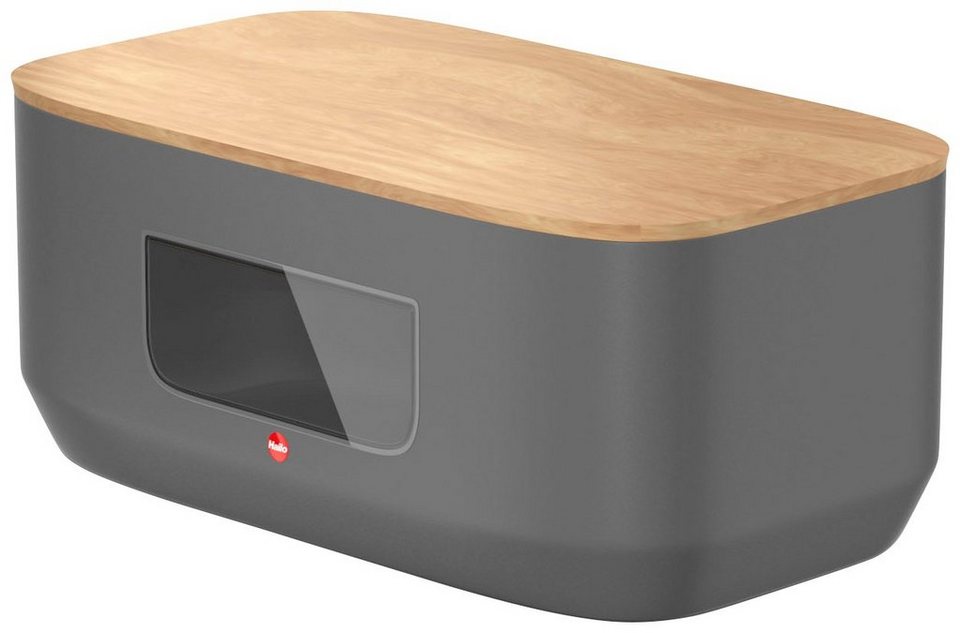 HAILO Brotkasten »Kitchenline Design Brotkasten«, Stahlblech, Holz