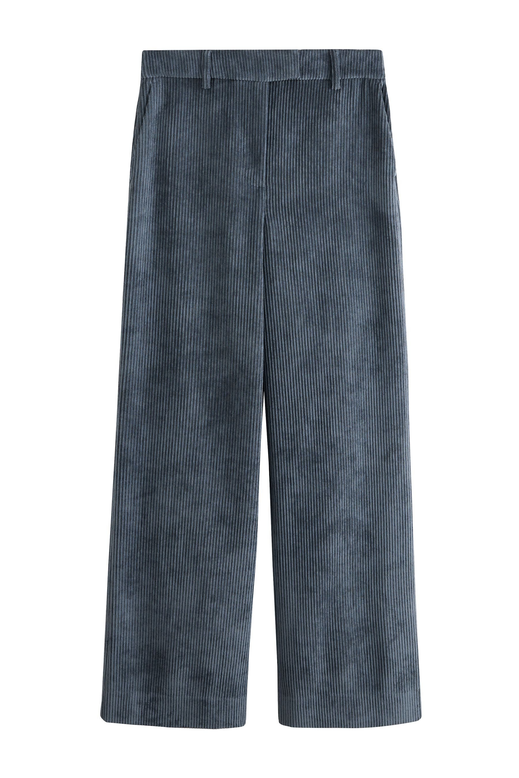 Next Palazzohose Cordhose mit weitem Bein, Kurzgröße (1-tlg)