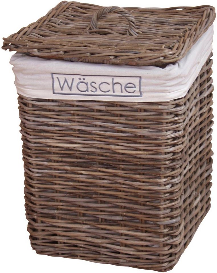Home affaire Wäschekorb, Aus Rattan geflochten online kaufen | OTTO