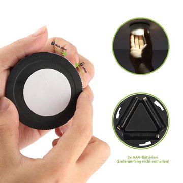 LETGOSPT LED Unterbauleuchte 4x LED Nachtlicht LED Touch Lampe, ‎Kaltweiß