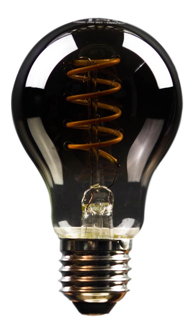 BLULAXA LED-Filament Vintage, E27, 10 St., Extra-Warmweiß, 10er-Set, Rauchglas, superwarmweis