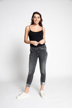 Zhrill Mom-Jeans Skinny Jeans NOVA Black angenehmer Tragekomfort