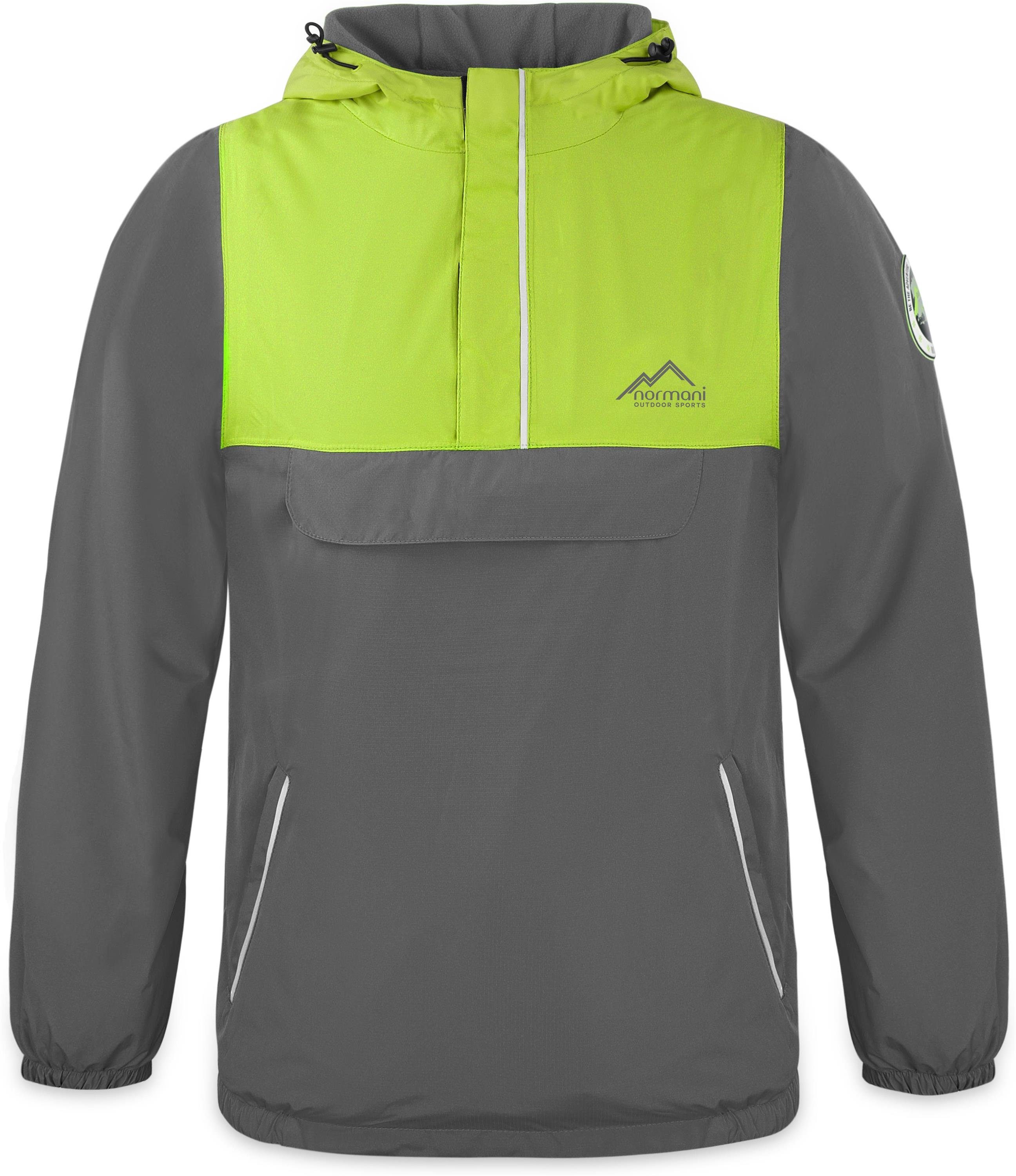 normani Windbreaker Kinder Windbreaker Mayo Unisex Winterjacke Regenjacke wasserdichter Anorak mit Reflektoren