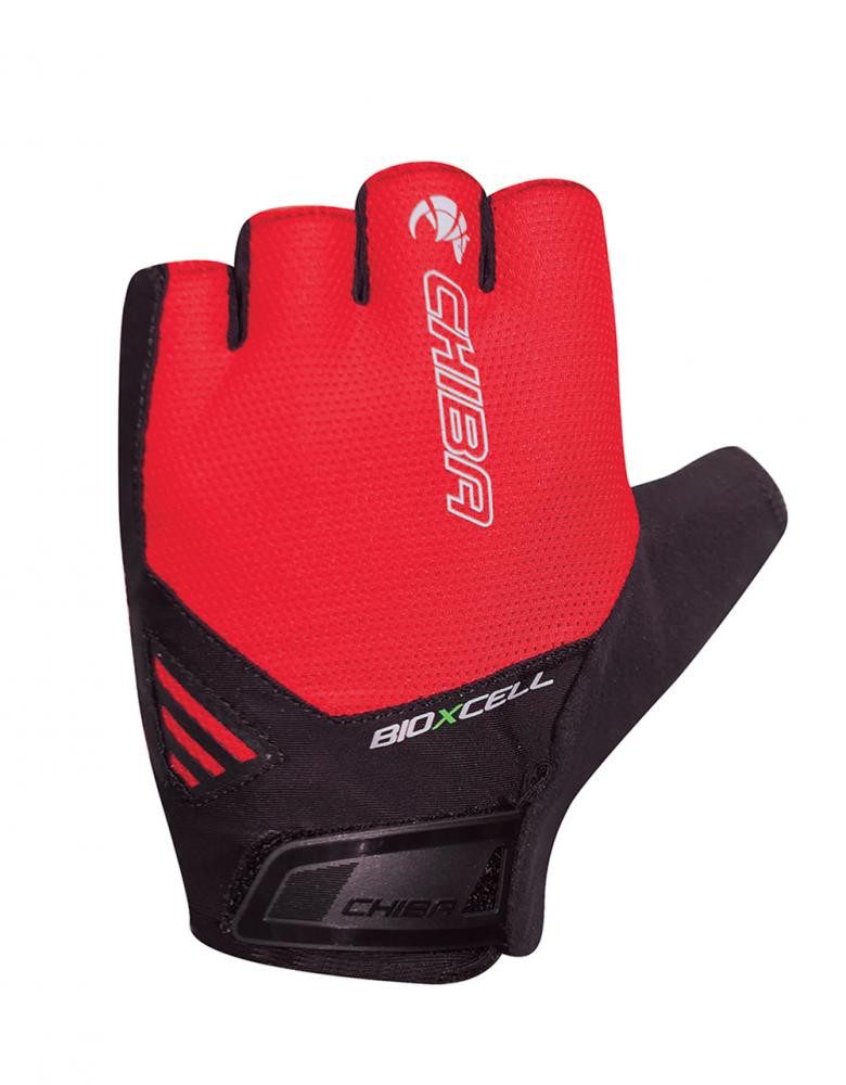 Chiba Fahrradhandschuhe CHIBA BioXCell Air - Radhandschuhe rot XL mit Gelpolsterung und Belüft
