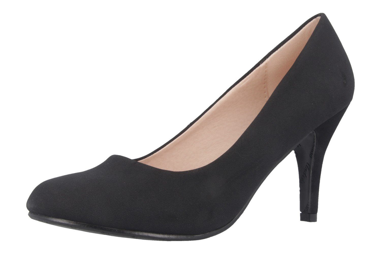 Andres Machado AM422 Peach Negro Pumps