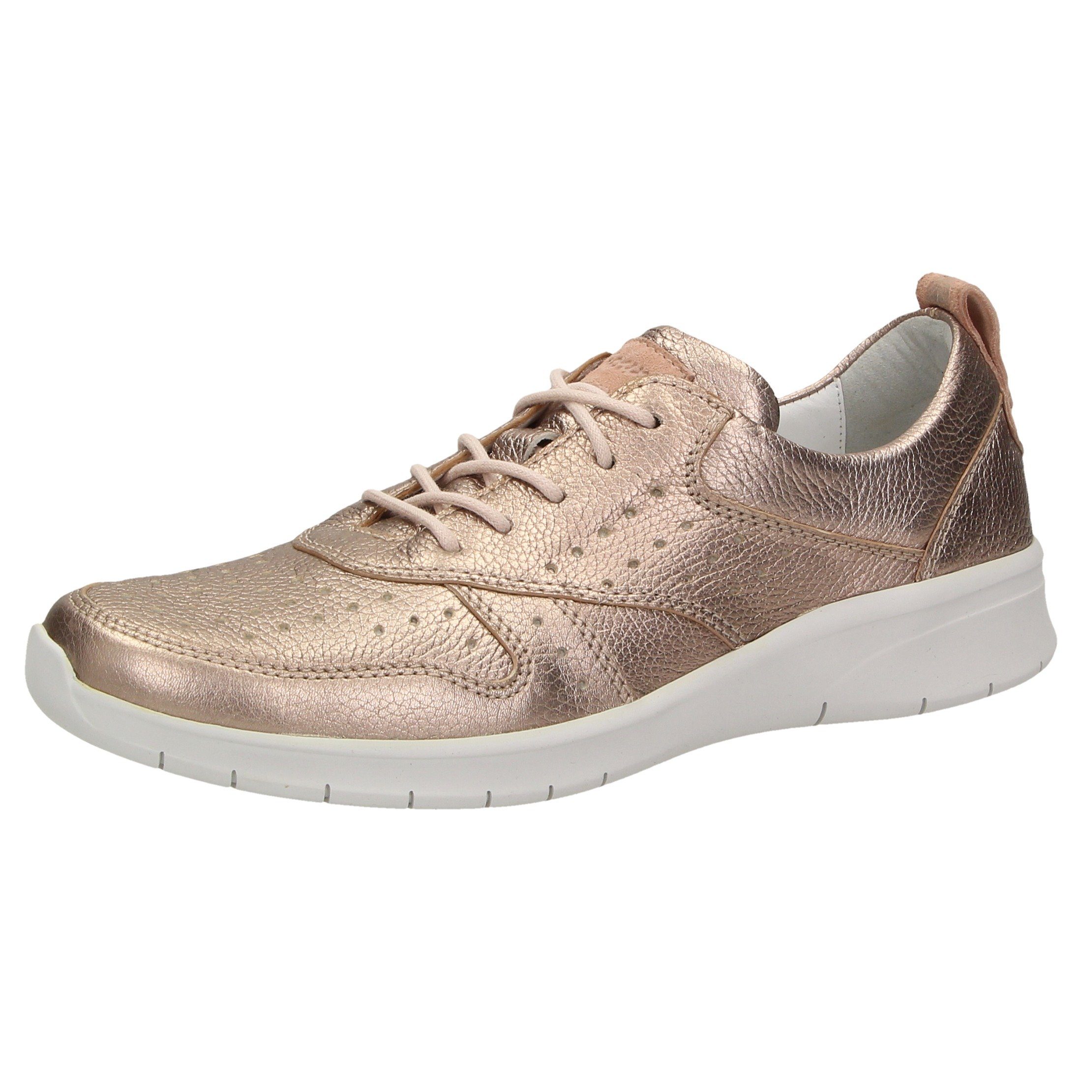 SIOUX »Liduma 700 XL« Sneaker, Nappaleder mit Metalliceffekt CLARUS DAMEN SCHUHE, Pumps Gr.37 Leder, blau EUR 10,00