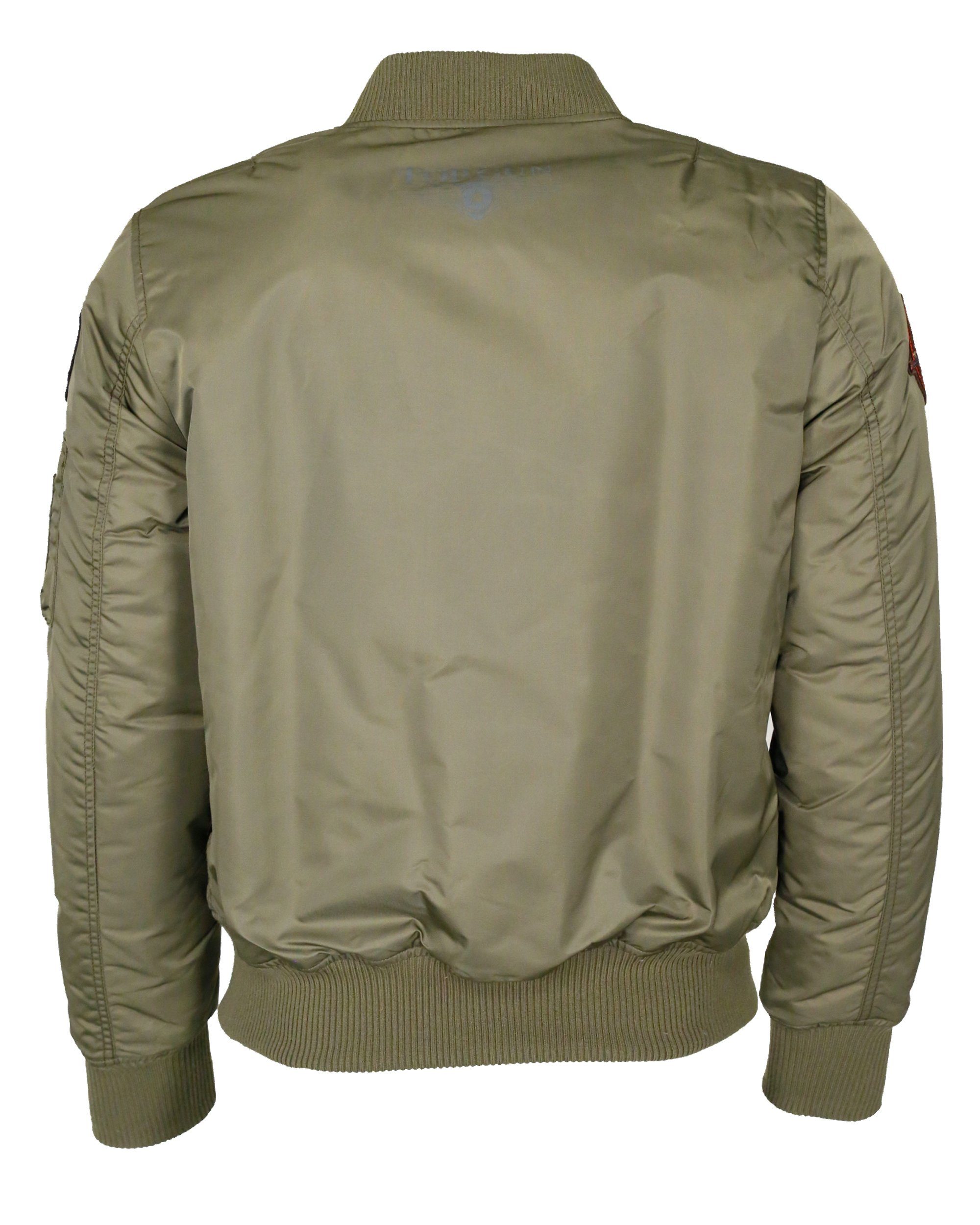 TOP GUN Bomberjacke im Pilotenstil mit Patches TG20191053 günstig online kaufen