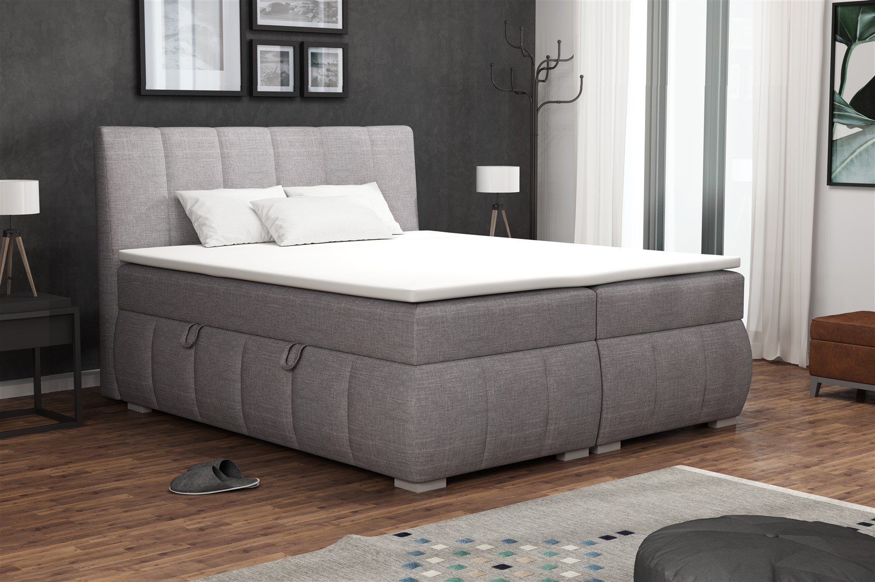 Fun Möbel Boxbett Schlafzimmerbett VINCENZA in günstig online kaufen