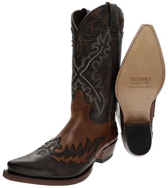 Sendra Boots 9669 Marron Herren Westernstiefel Braun Cowboystiefel