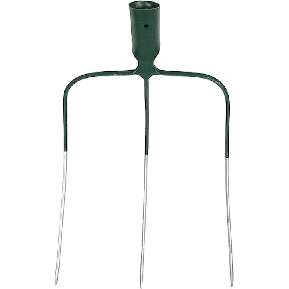 PROREGAL® Spatengabel Dunggabel Mistgabel Mistforke Heugabel Streugabel, 3 Zinken, Ohne Stie