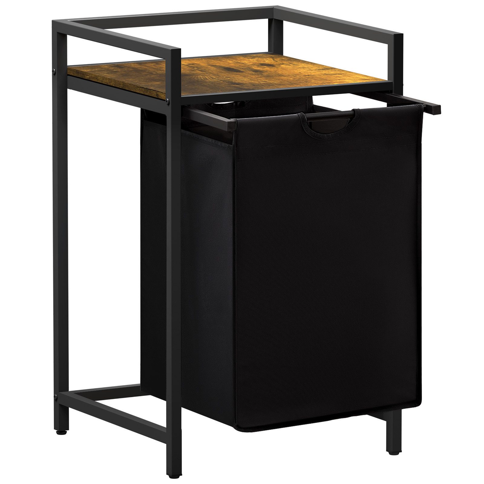 Lifewit Wäschebox 69 L Wäschekorb mit Ablage,ausziehbare Säcke Bad Waschküche Schlafraum (Set, Wäschekorb mit Ablage), Herausnehmbares Design und abnehmbare Taschen