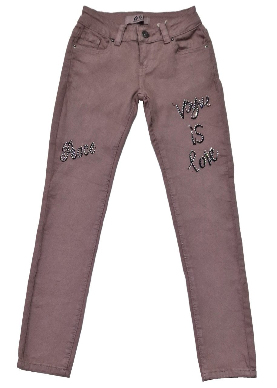 Stretch-Jeans Chino Hose bequeme Mädchen Stretchhose M272e