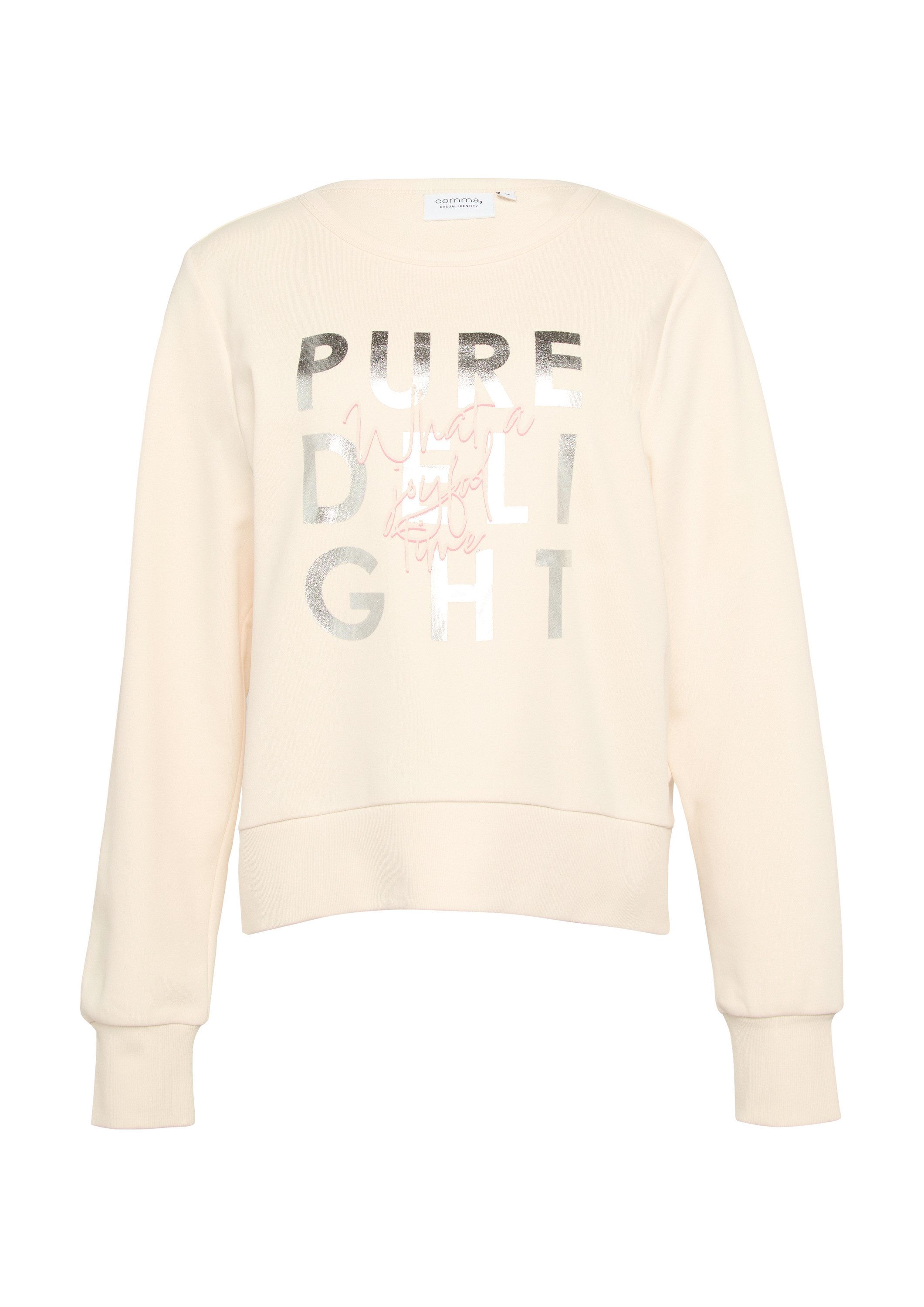 comma Sweatshirt Sweatshirt Sweatshirt mit Artwork günstig online kaufen