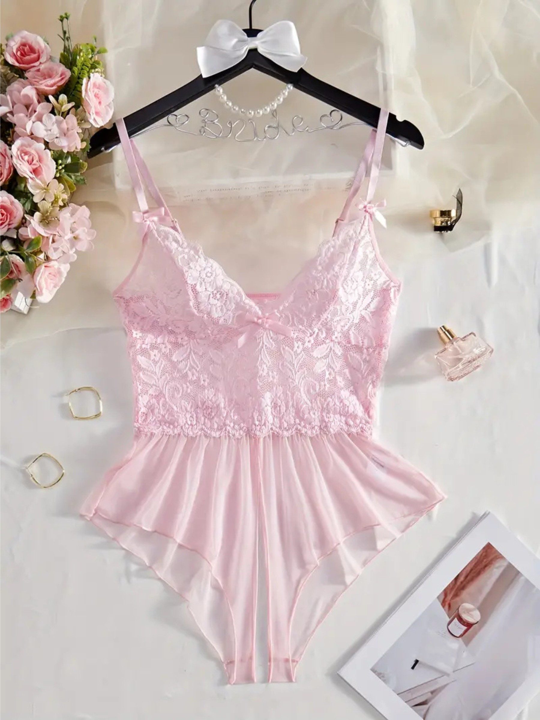 Elegant Love Body-Ouvert Sinnlicher Spitzen-Body – günstig online kaufen