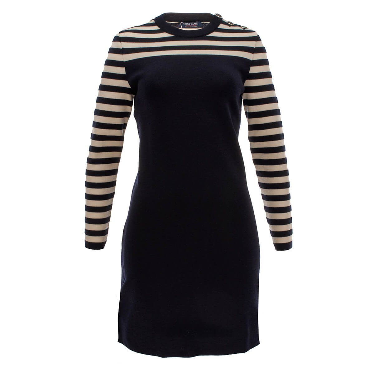 Saint James Strickkleid »0038« Damen Kleid Logan aus Wolle online kaufen |  OTTO