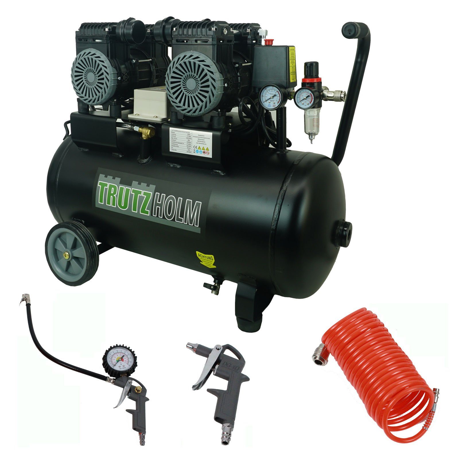TRUTZHOLM Kompressor »Premium Brushless Silent Flüsterkompressor 50L