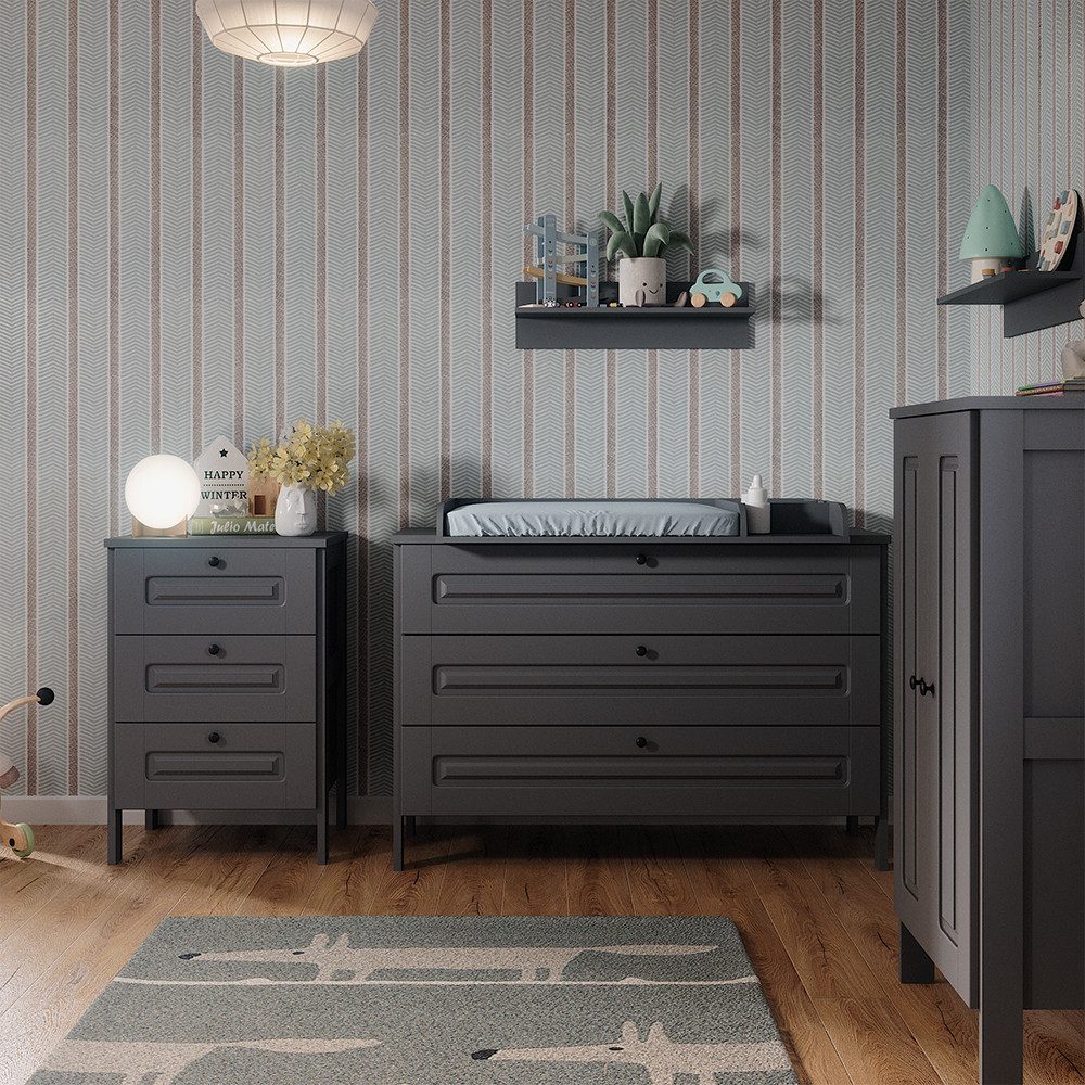 VitaliSpa® Kleiderschrank Ajaton, Grau, 60 x 88.4 cm (1-St) günstig online kaufen