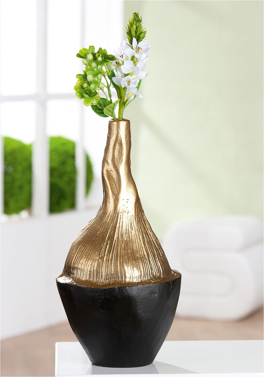 GILDE Tischvase Vase Prero schlanz