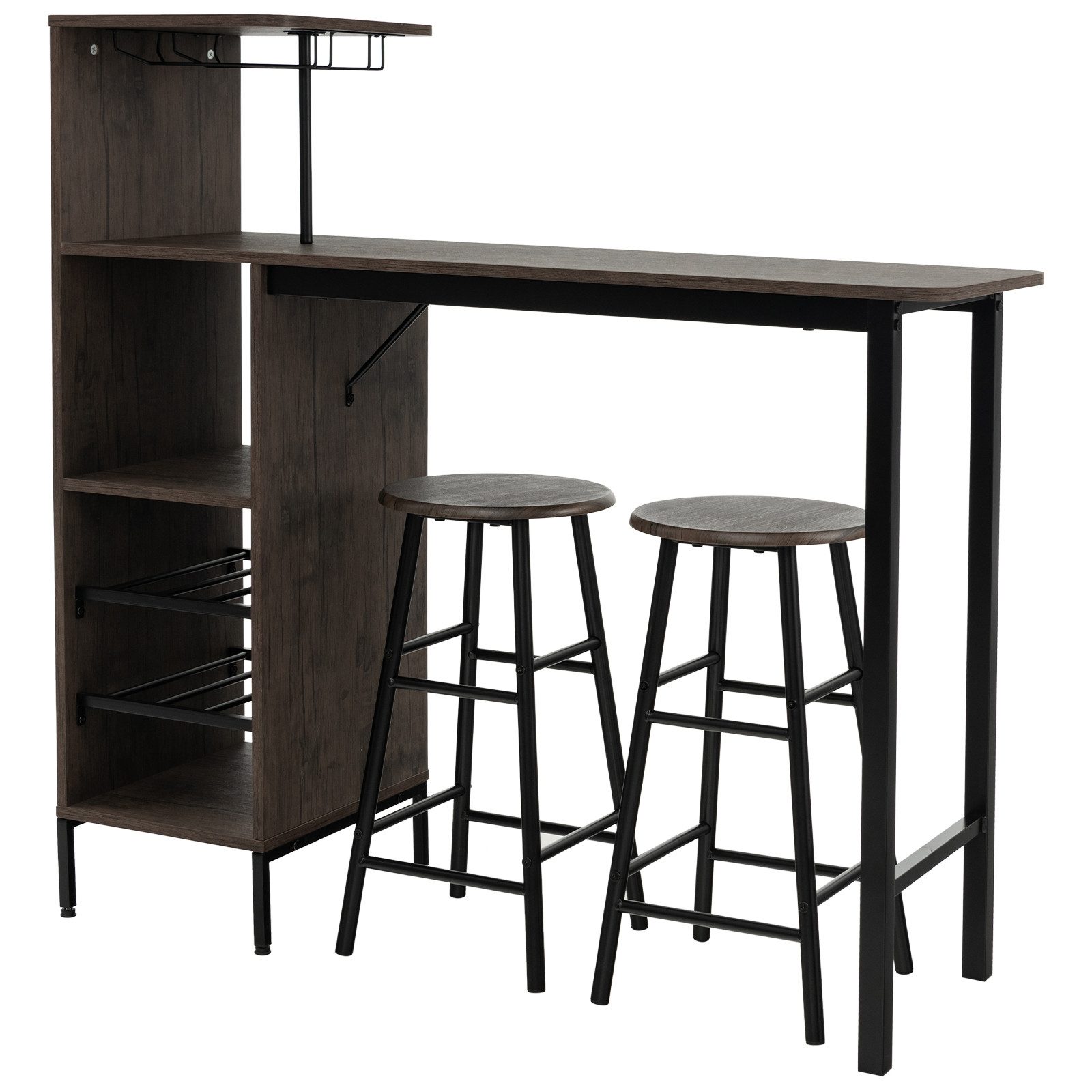 COSTWAY Bartisch (3 TLG. mit Hockern), günstig online kaufen