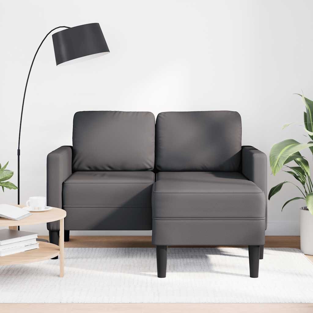 vidaXL Sofa 2-Sitzer-Sofa mit Chaiselongue L-Form günstig online kaufen