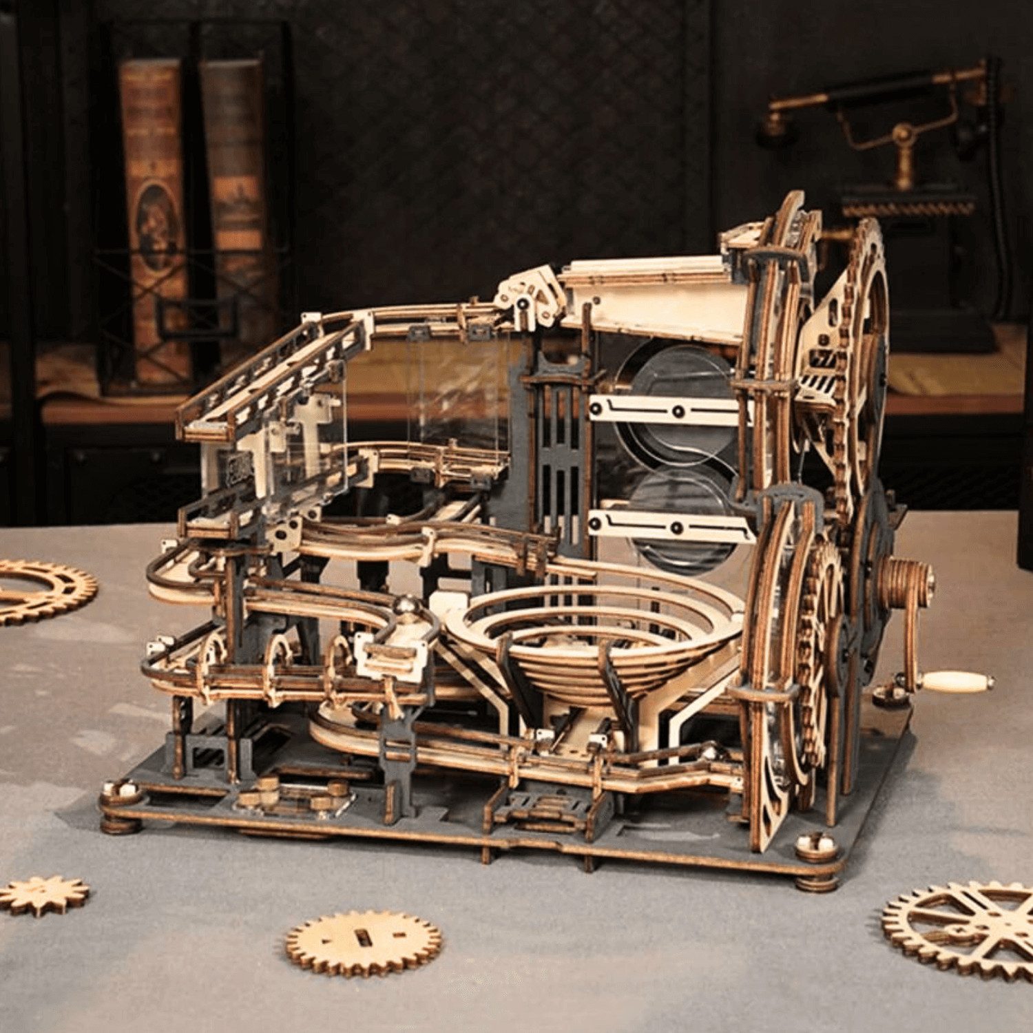 Robotime 3D-Puzzle Robotime Murmelbahn Night City günstig online kaufen