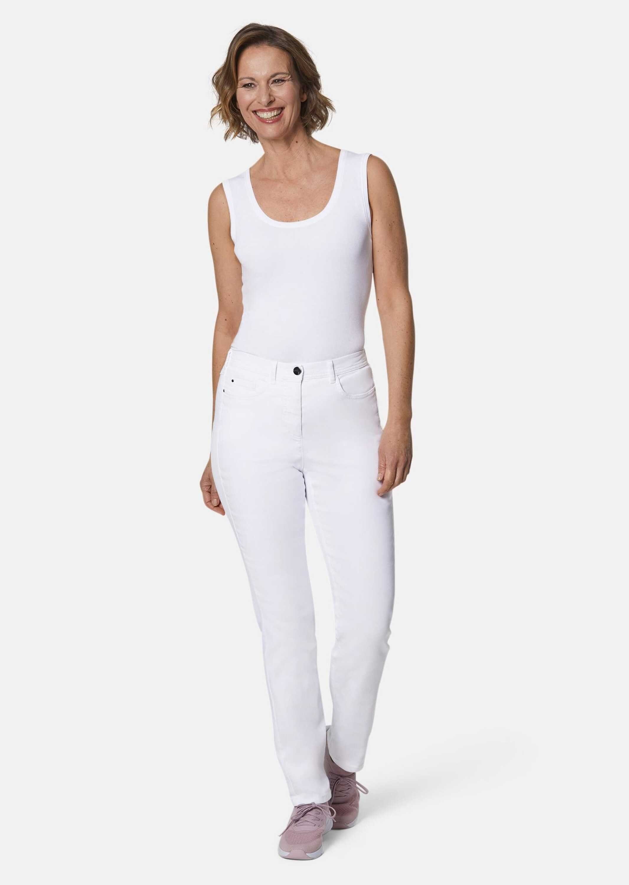 GOLDNER Bequeme Jeans Kurzgröße: Bequeme High-Stretch-Jeanshose günstig online kaufen