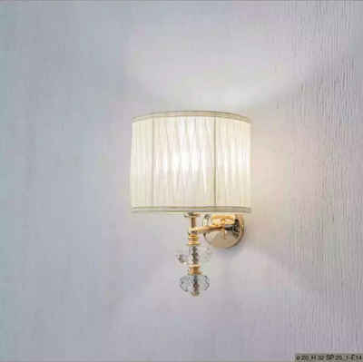 JVmoebel Wandleuchte Moderne Weiße Wandlampe Designer Wandleuchter Luxus Lampe, Leuchtmittel wechselbar, Made in Italy