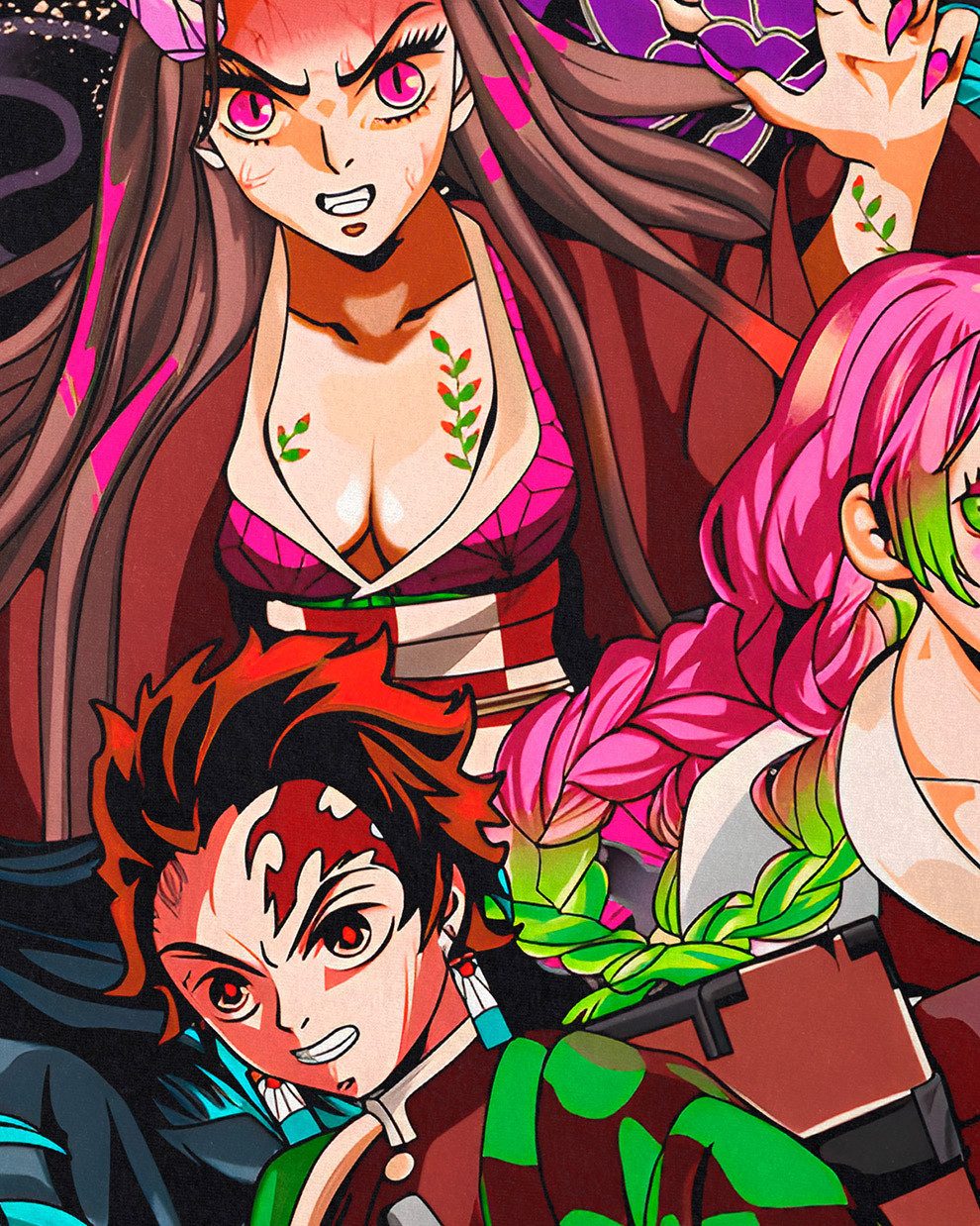 style3 T-Shirt Hashira Sword demon slayer anime japan manga cosplay günstig online kaufen