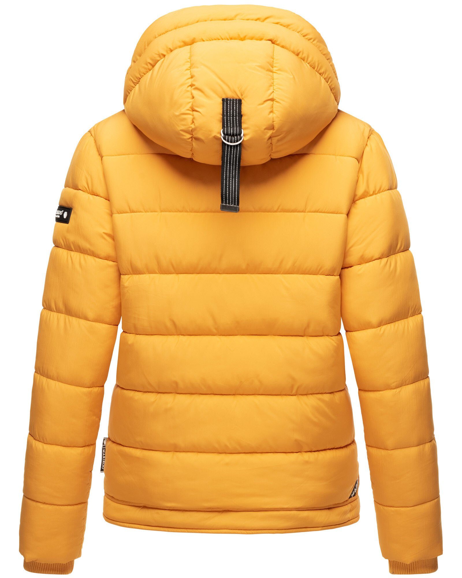 Marikoo Outdoorjacke Taisaa Gelb Kragen mit Pri hochstehendem