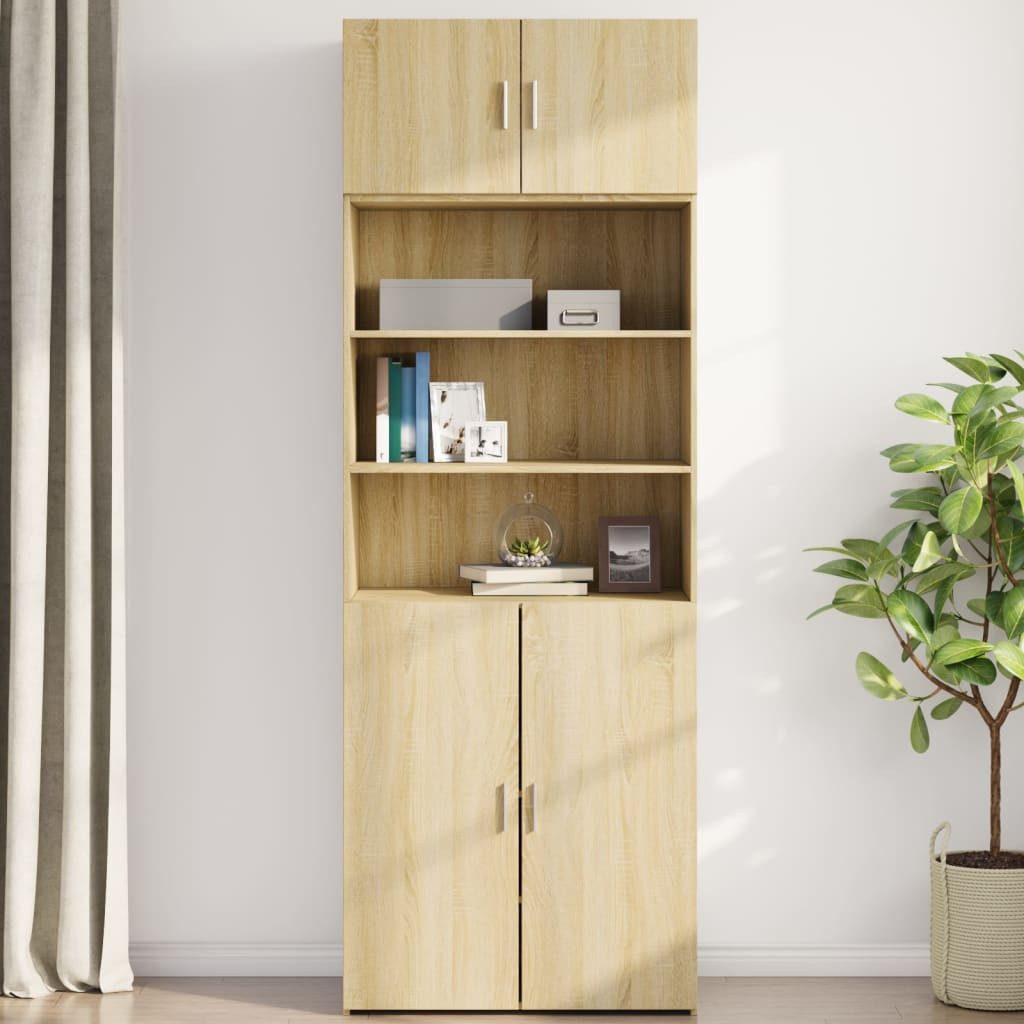 vidaXL Hängeschrank Wandschrank Sonoma-Eiche 80x42,5x40 cm günstig online kaufen