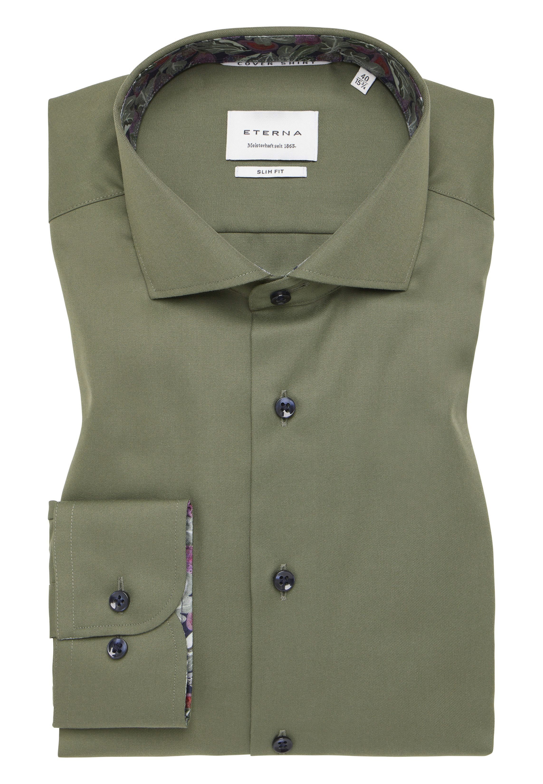 Eterna Langarmhemd "SLIM FIT", EASY IRON (bügelleicht) günstig online kaufen