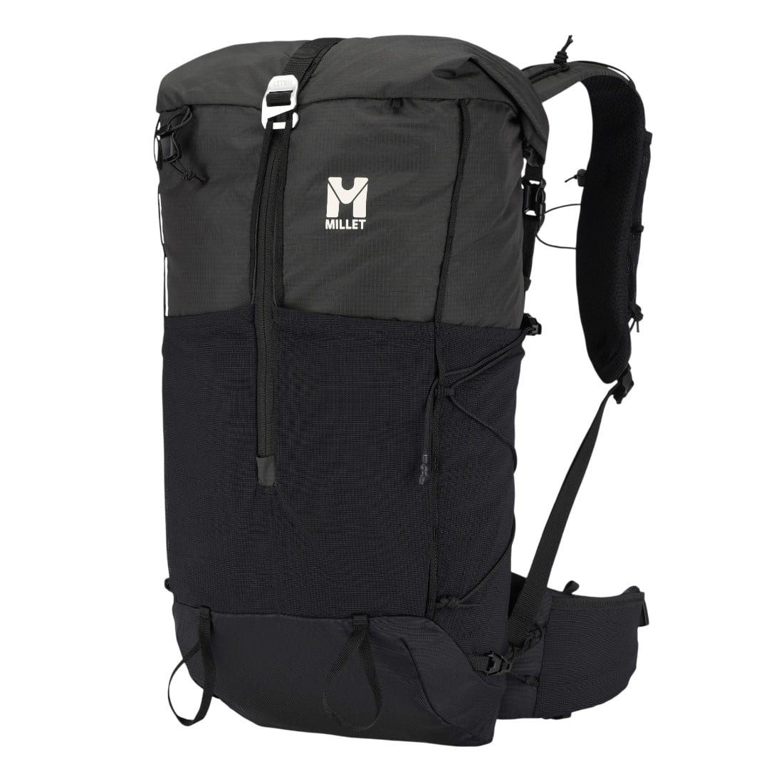 Millet Wanderrucksack Parmelan (für Tagestouren, komfortables Tragesystem) schwarz