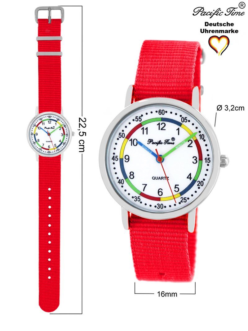 Pacific Time Quarzuhr Kinder Armbanduhr First Lernuhr Wechselarmband, Mix und Match Design - Gratis Versand – Bild 4 von 5