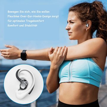 GelldG Bluetooth 5.1 Kopfhörer Sport, In Ear Kopfhörer Kabellos Bluetooth Bluetooth-Kopfhörer