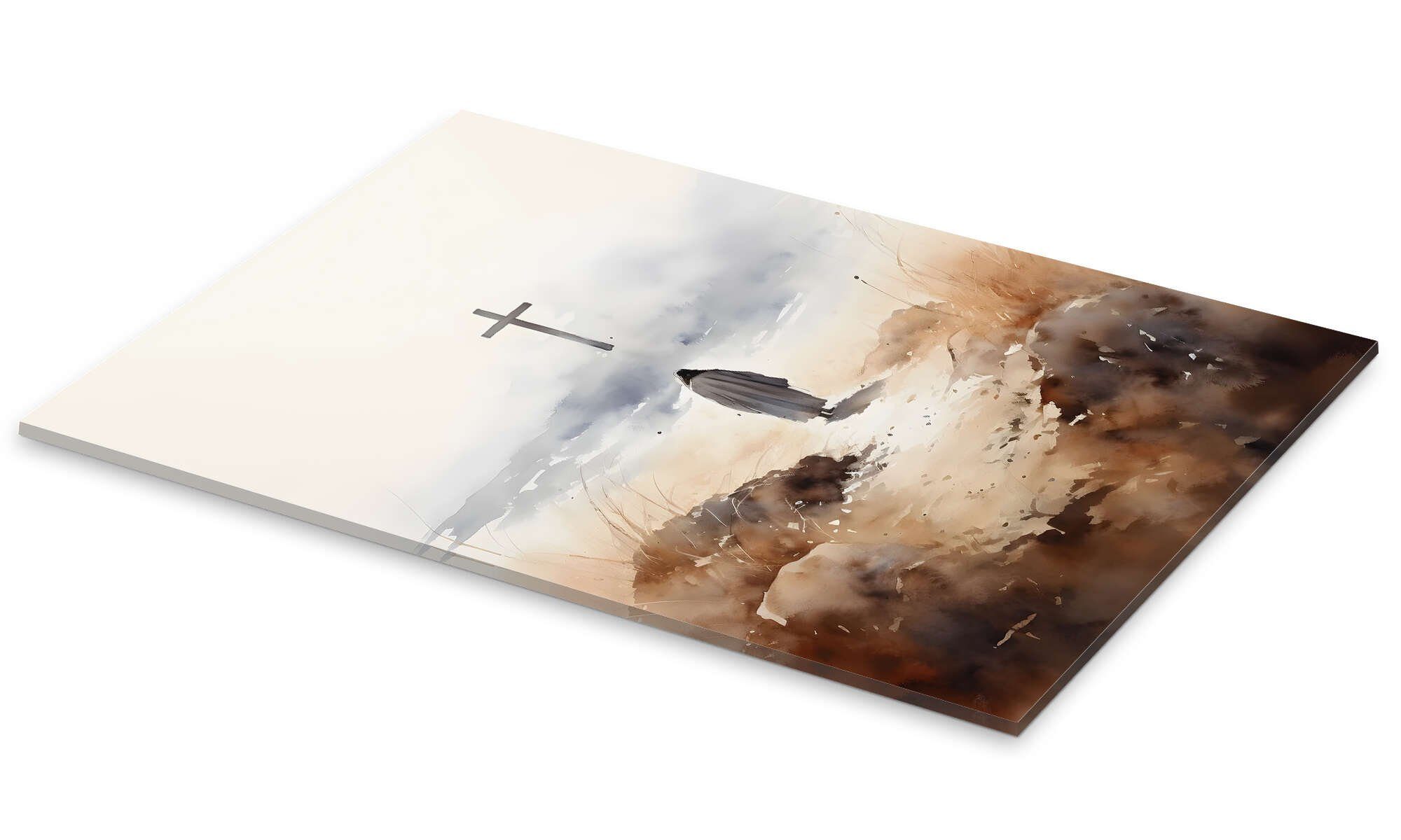 Posterlounge Wandbild Jesus und das Kreuz, günstig online kaufen