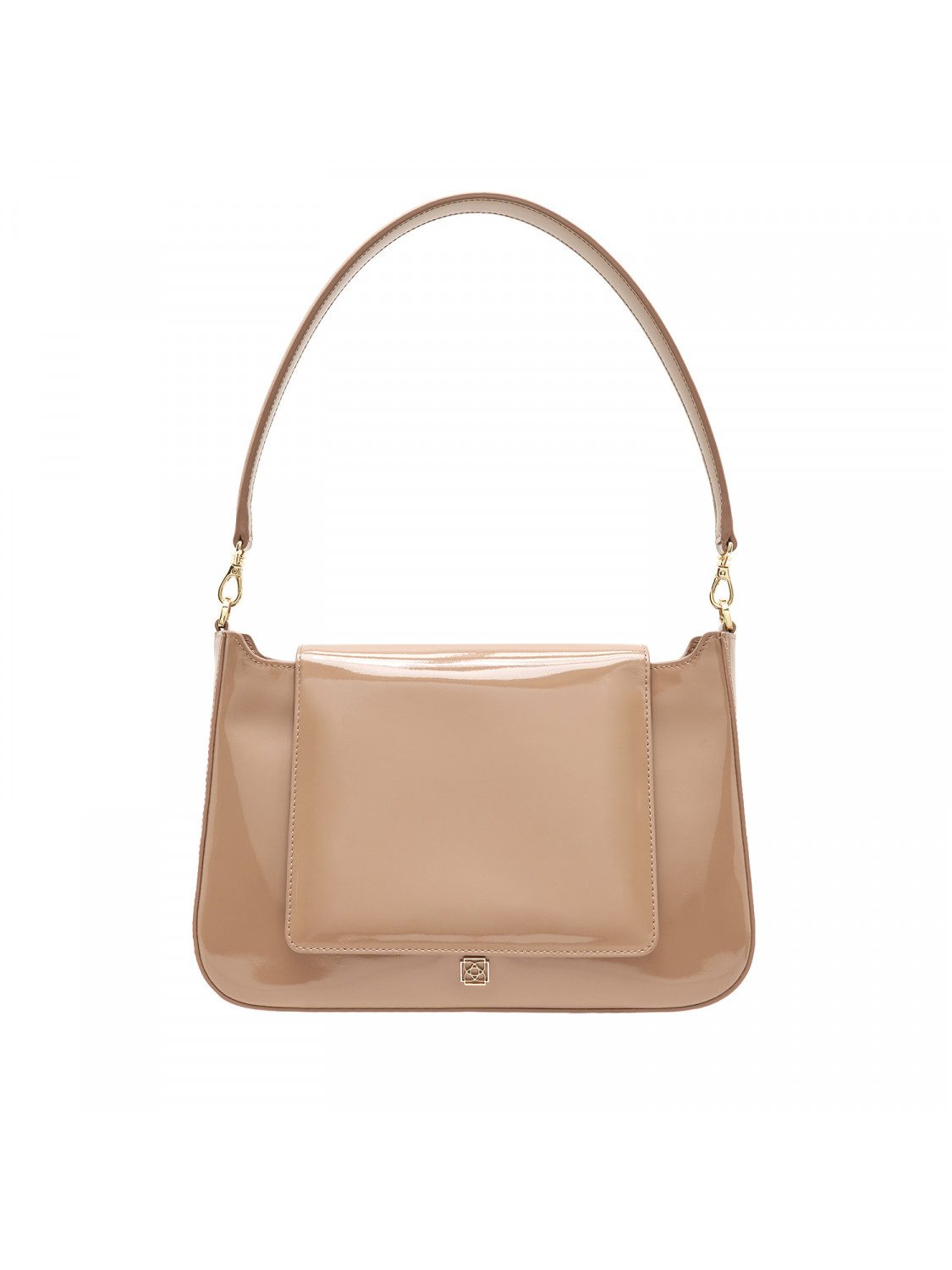 Desa Schultertasche Desa Damen-Umhängetasche aus echtem Leder