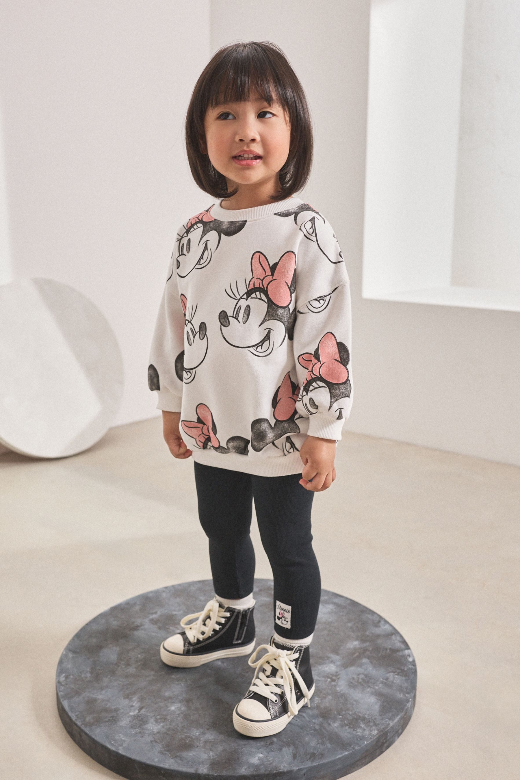 Next Top & Leggings Sweatshirts und Leggings, Disney Minnie Mouse (2-tlg)