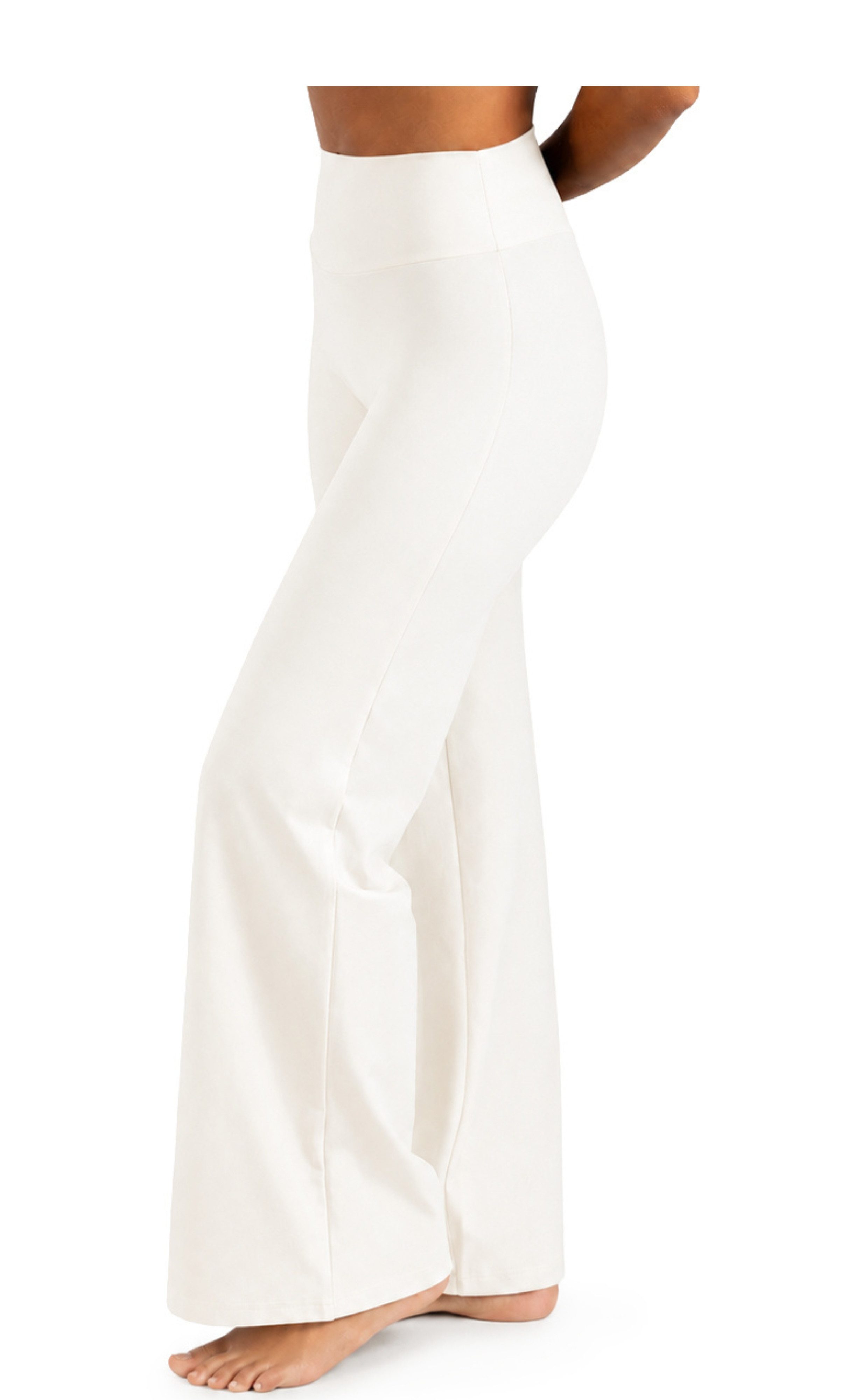 Smilodox Leggings Neola Damen, Schlaghose, V-Shape Bund, für Fitness & Alltag Flared Bein, Performance Stretch, Shaping, Soft Touch