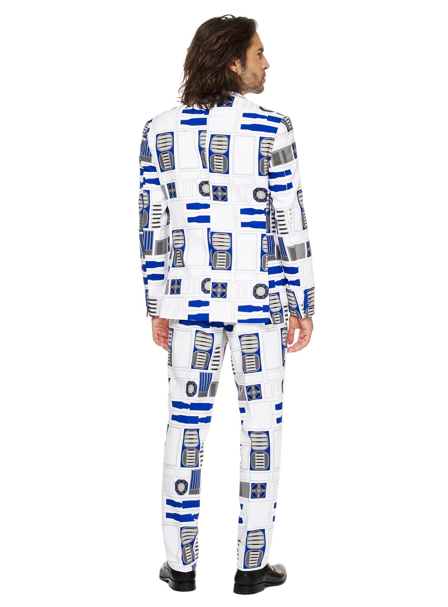 Opposuits Partyanzug R2D2 Partyanzug Karneval Faschingskostüm Herren, Das ist der Droide, den ihr sucht: stilvoller Star Wars Herrenanzug
