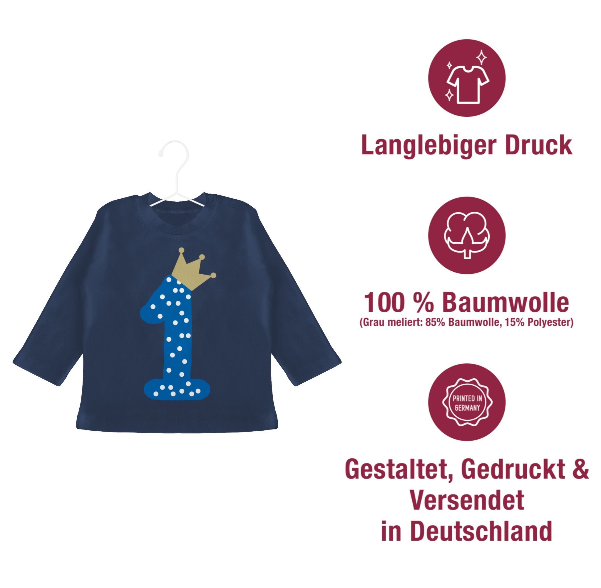 Shirtracer T-Shirt Erster Geburtstag 1. Geburtstag