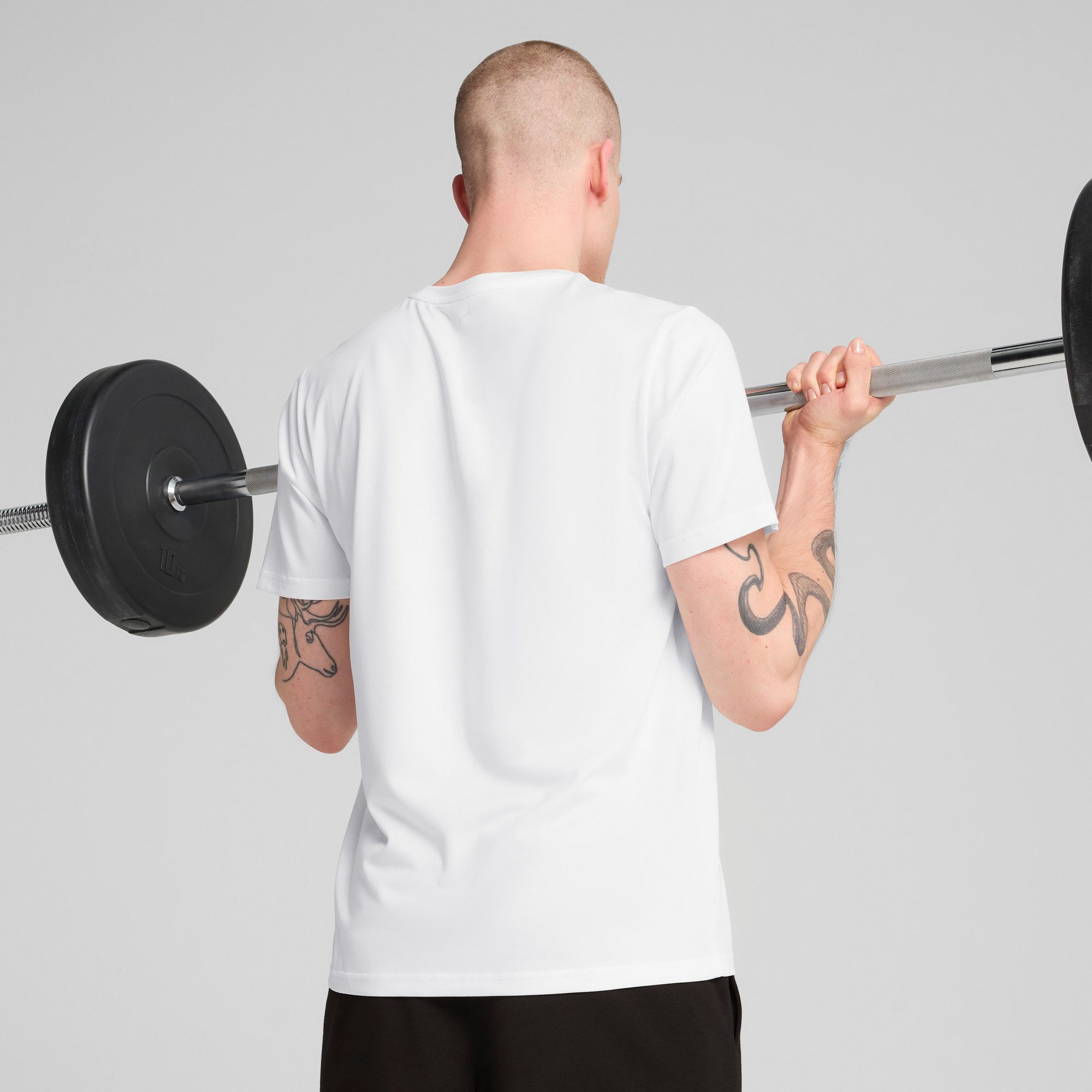 PUMA Trainingsshirt M TAD ESSENTIALS SOLID CAT TEE (LC SMALL CAT) günstig online kaufen