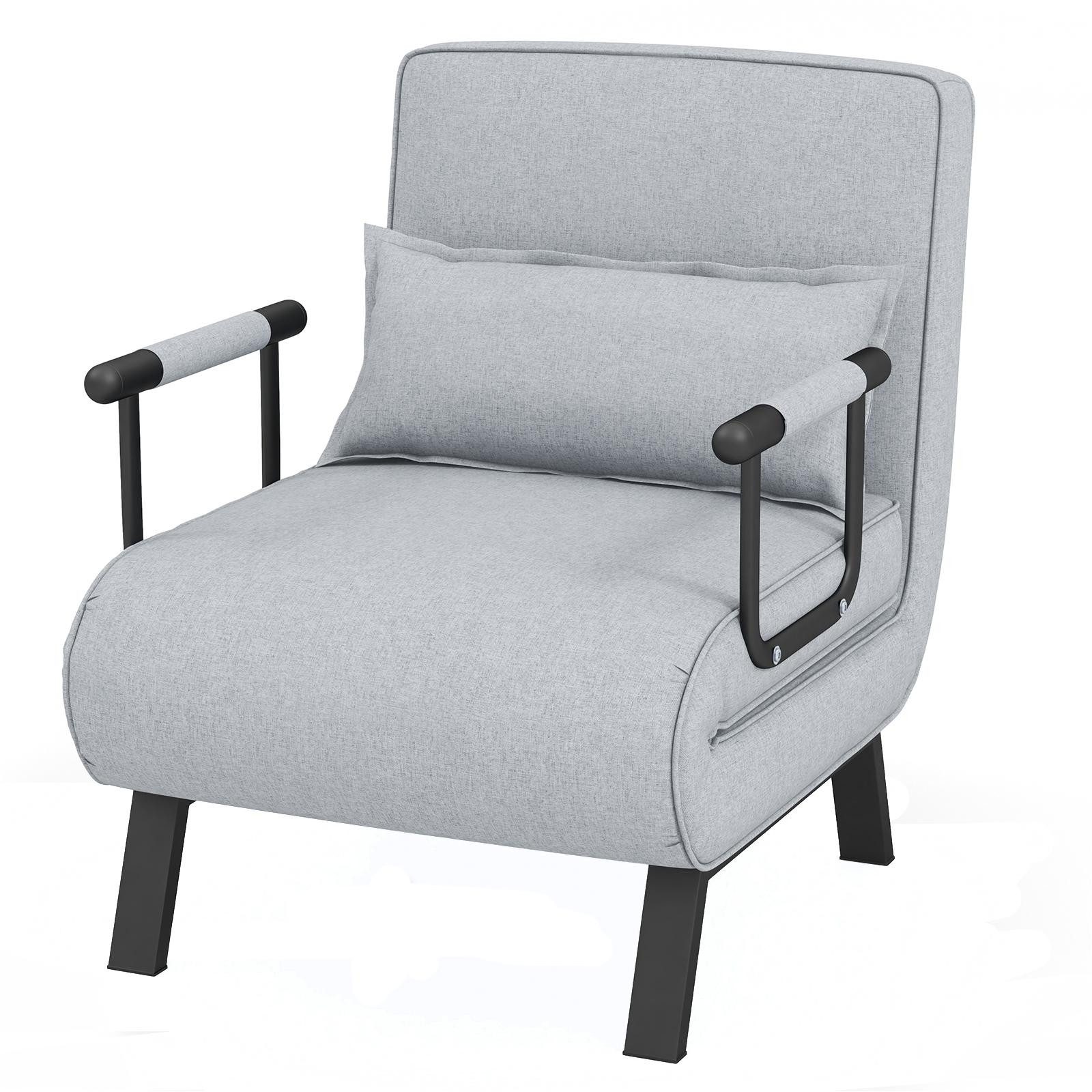 KOMFOTTEU Schlafsofa Schlafsessel, mit 6-Fach verstellbare günstig online kaufen