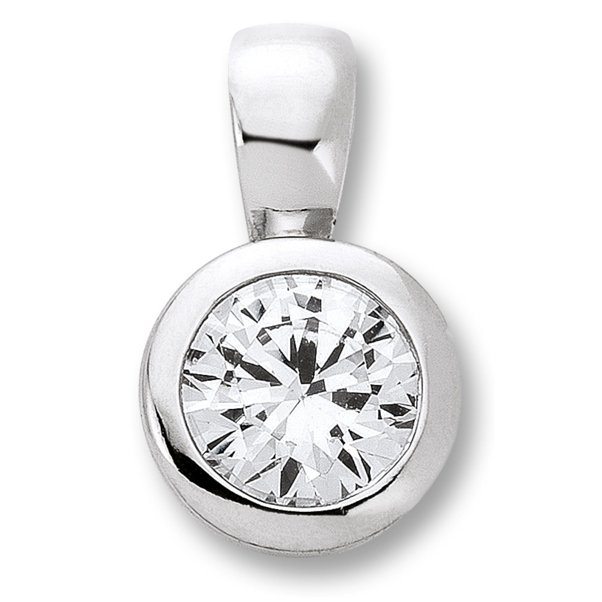 Kettenanhänger Zirkonia Anhänger aus 925 Silber